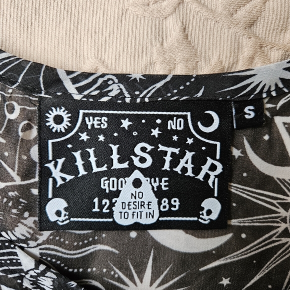KILLSTAR Marina top celestial print - Picture 3 of 4
